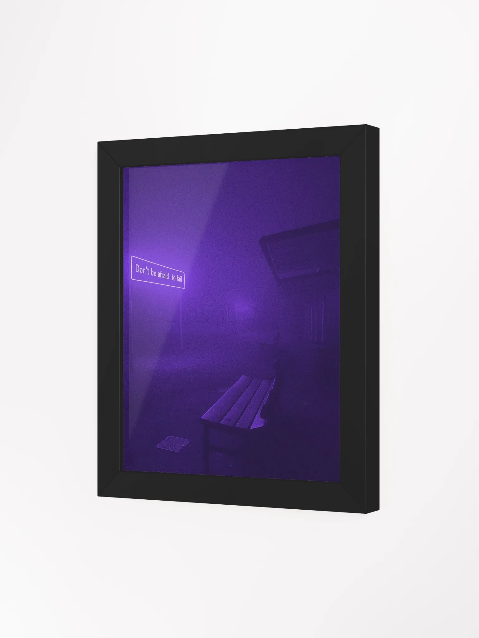 "Dont be afraid to fail" Framed Poster product image (3)