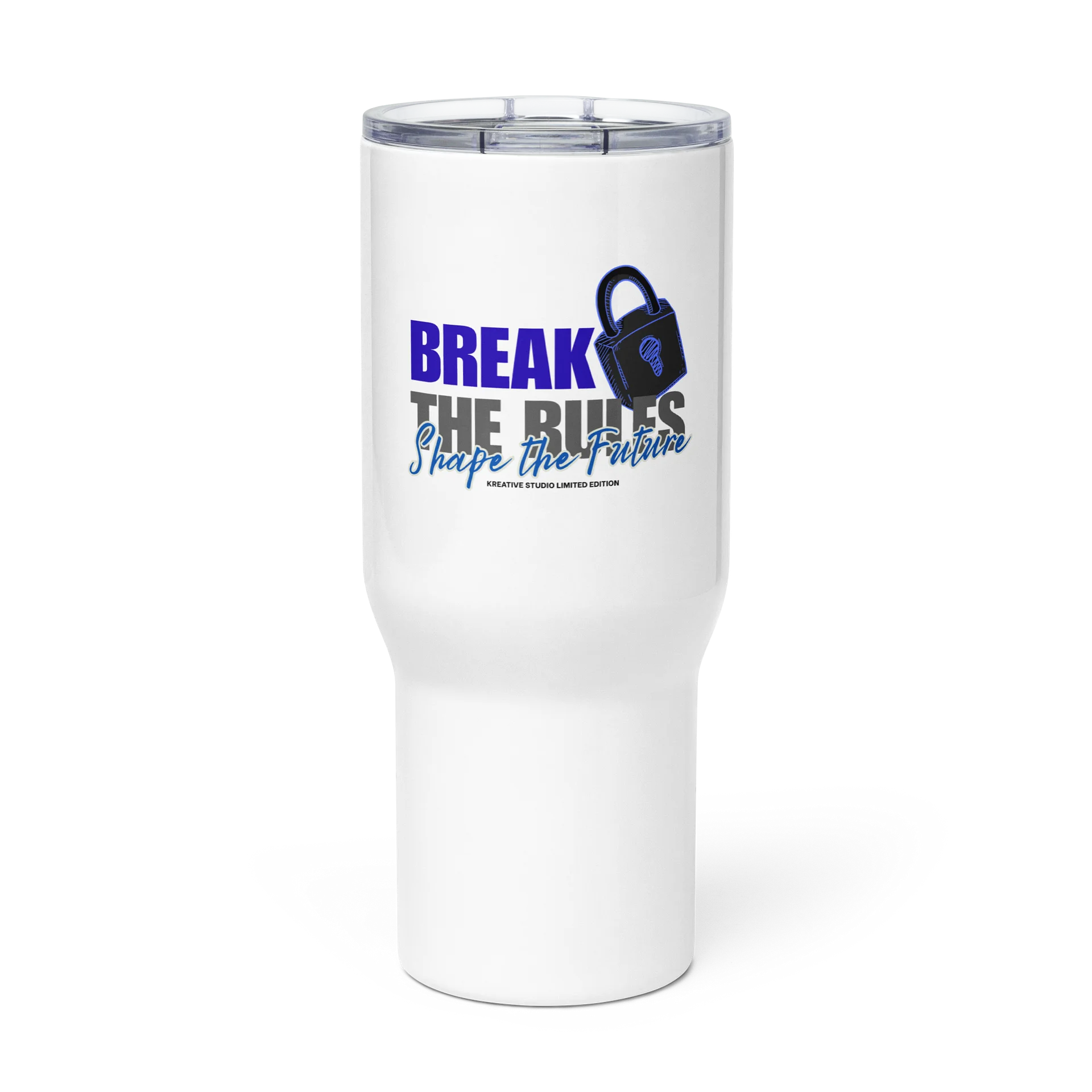 BREAK THE RULES • SHAPE THE FUTURE TUMBLER product image (1)