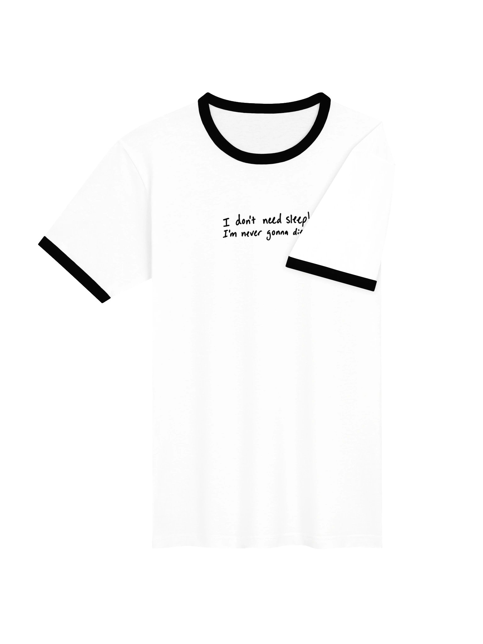 I don't need sleep! - Ringer Tee product image (32)