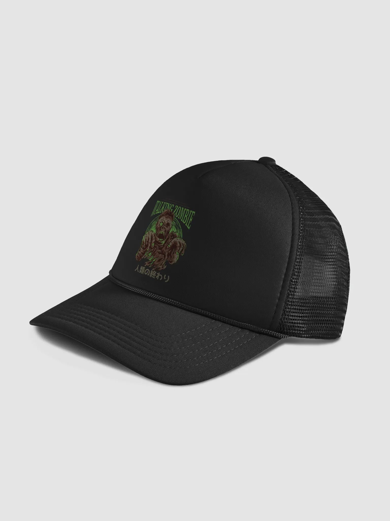 Decaying Zombie Trucker Hat product image (4)