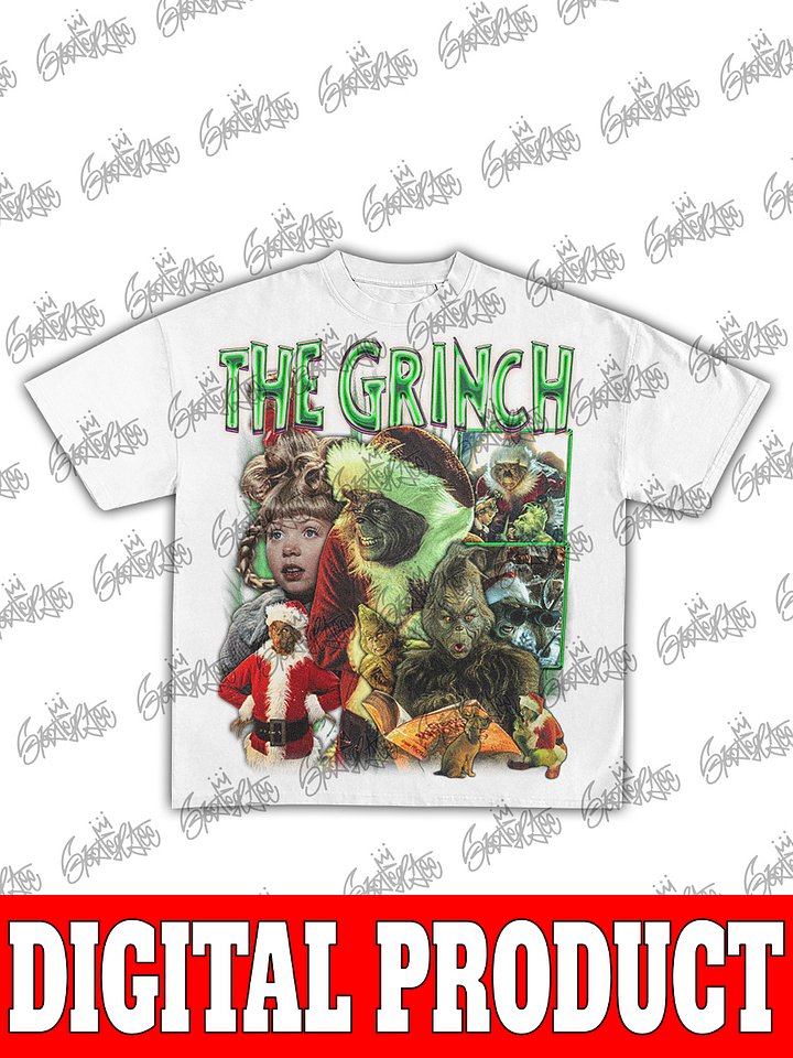 The Grinch Merry Christmas Vintage Bootleg Graphic product image (2)