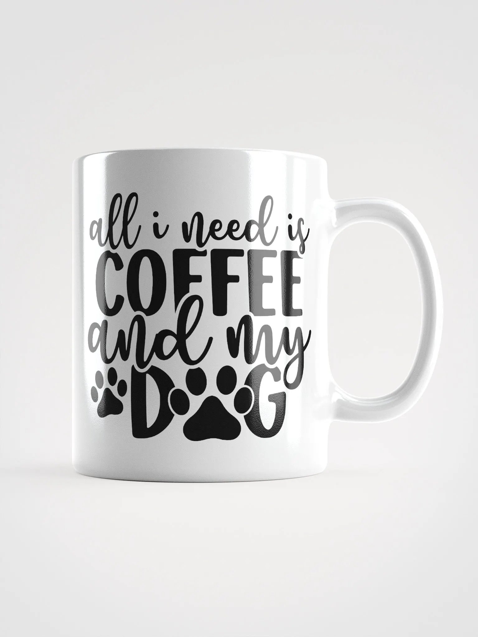 All I Need is Coffee and My Dog Mug product image (3)