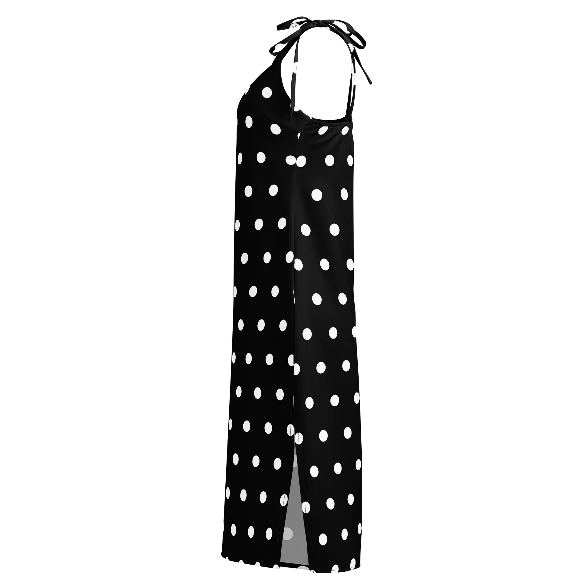 Polka Dot Noir Slip Dress product image (3)