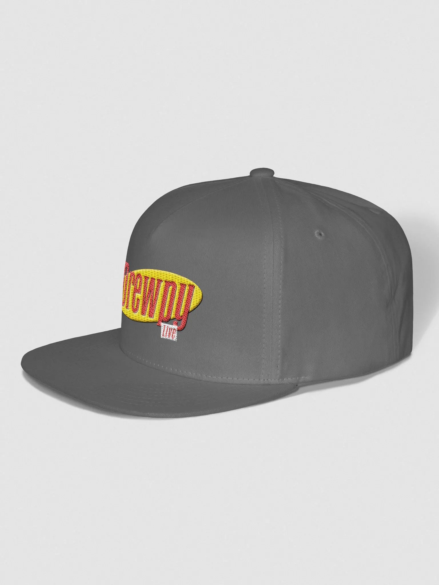 Drewpy LIVE (Laugh Track) Flat Snapback Cap product image (8)