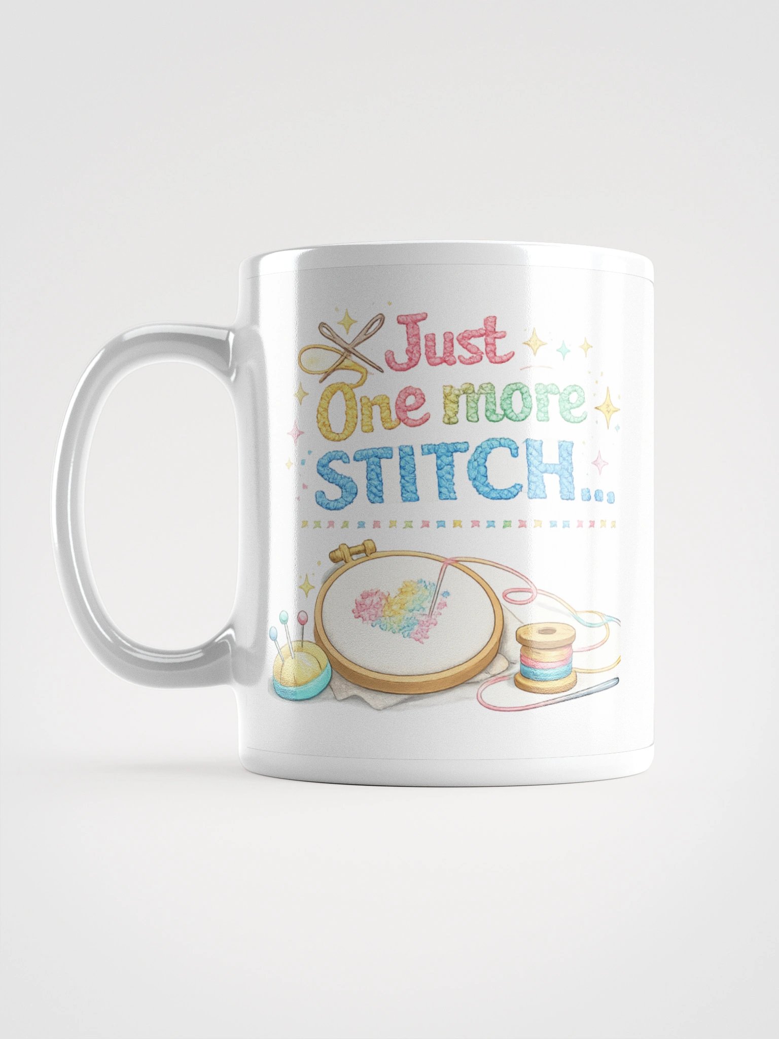 Just one more stitch Mug product image (2)