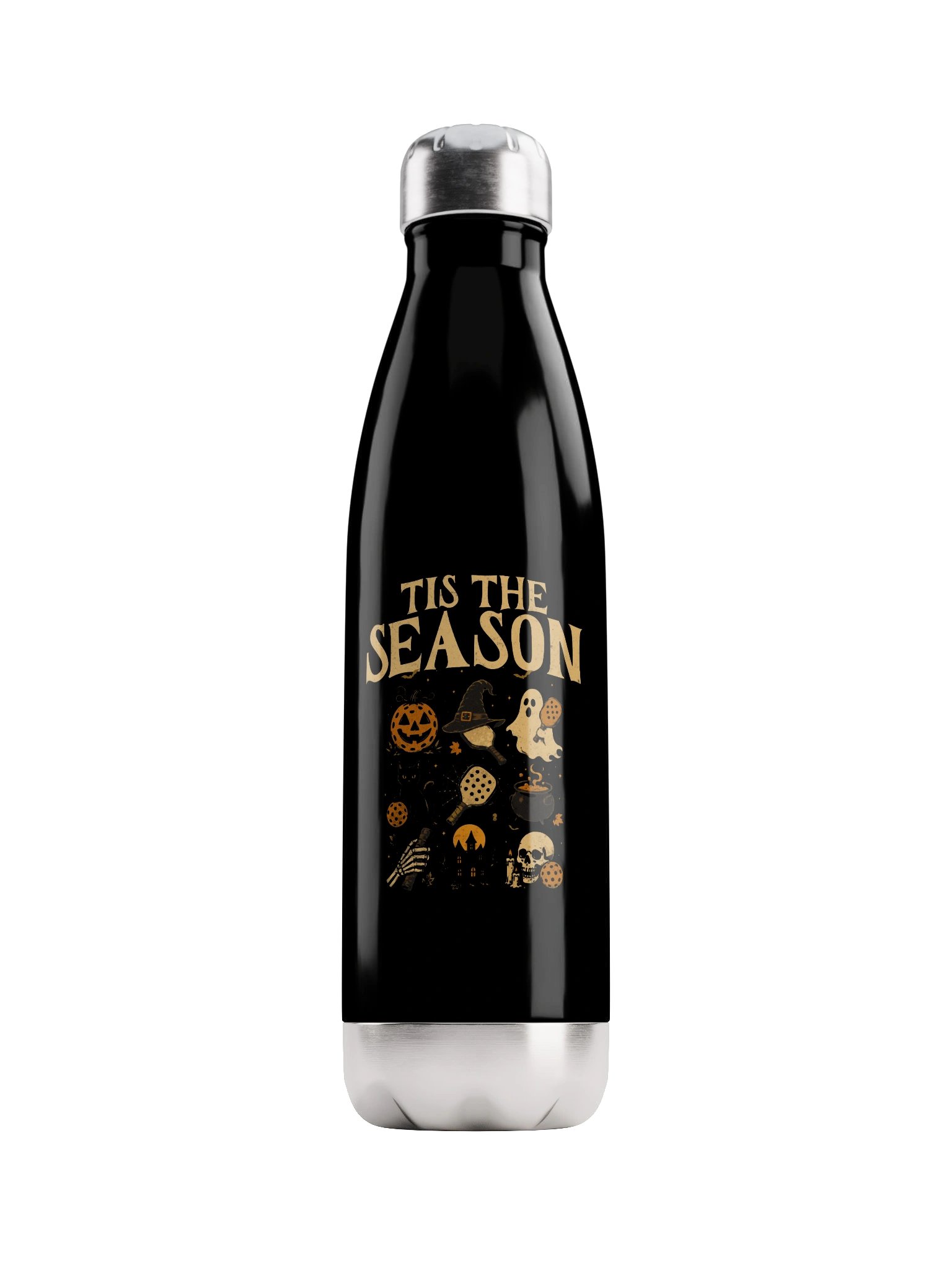 'Tis The Season Pickleball Water Bottle – Halloween Pickleball Water Bottle product image (1)