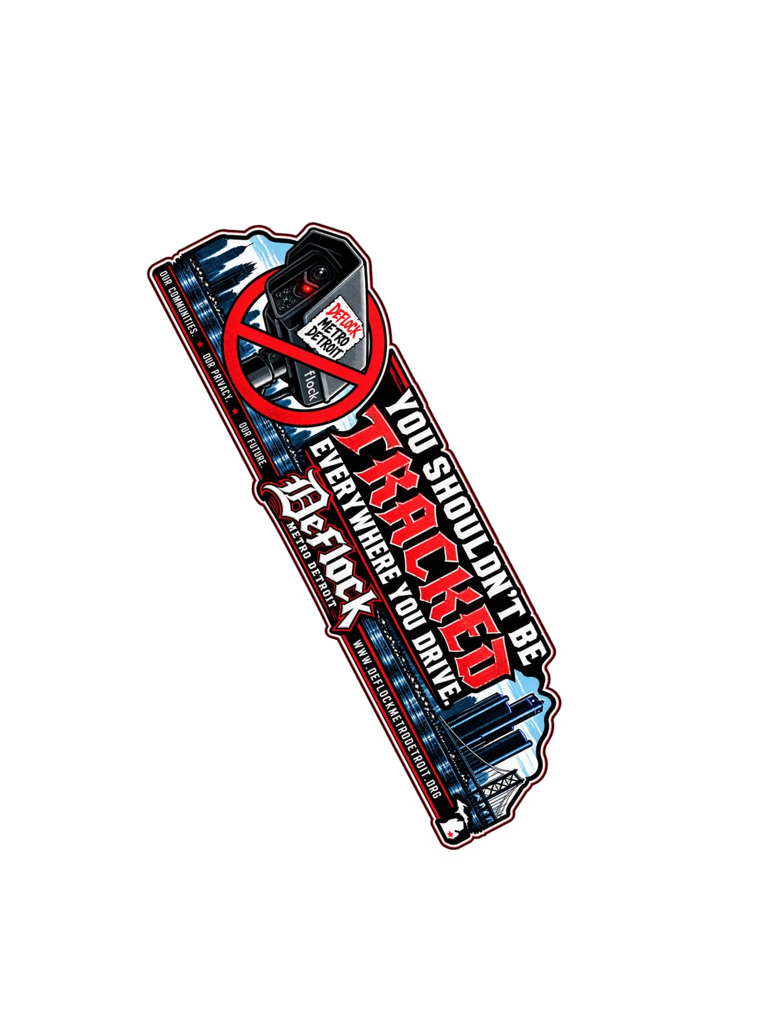 You Shouldn’t Be Tracked Everywhere You Drive Bumper Sticker product image (2)