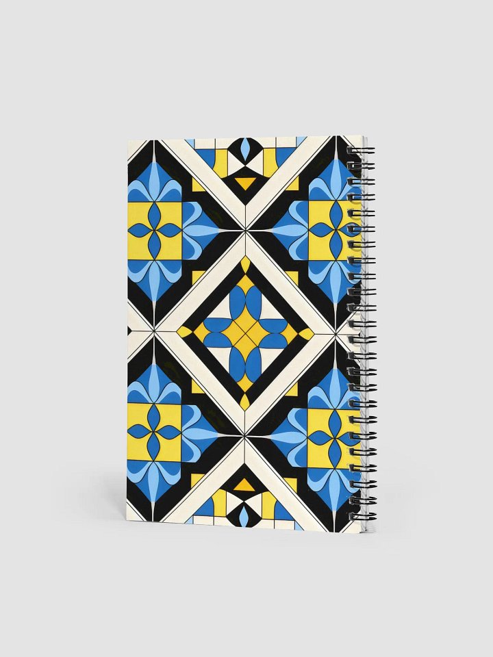 Symmetrical Geometric Bliss Spiral Notebook product image (2)