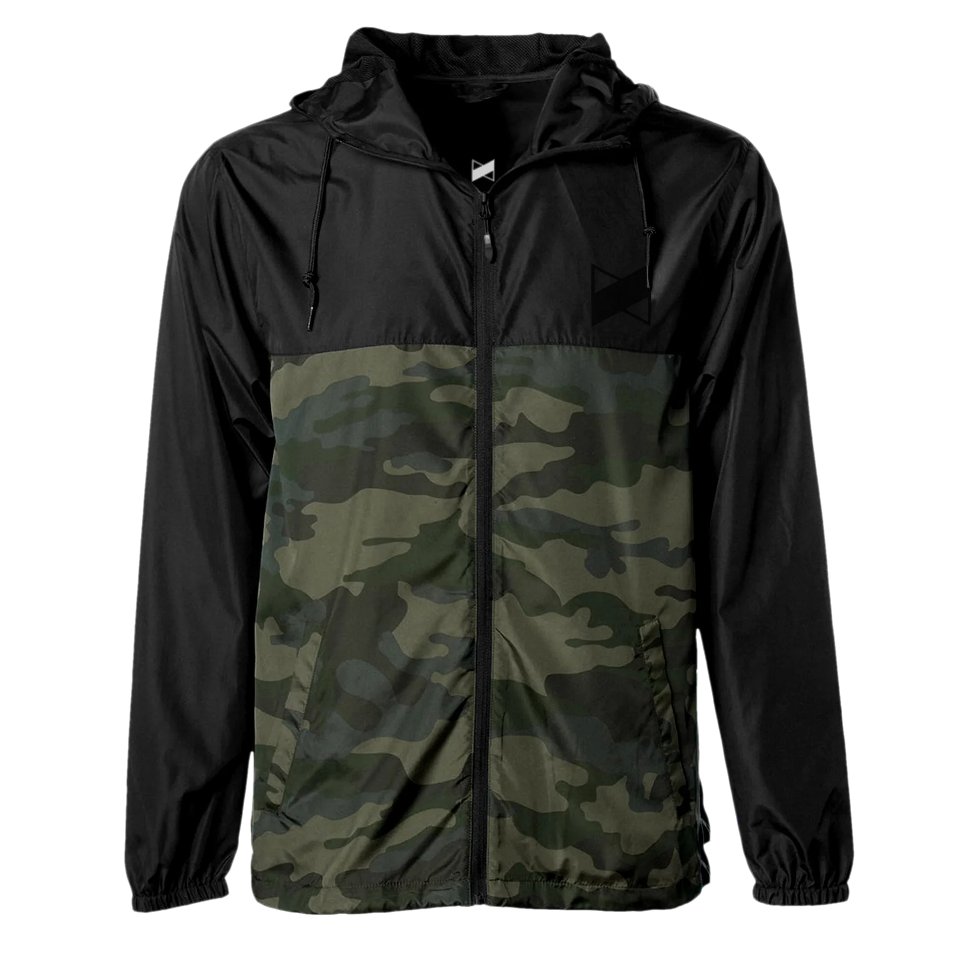 Core Logo Windbreaker (Black/Camo) product image (5)