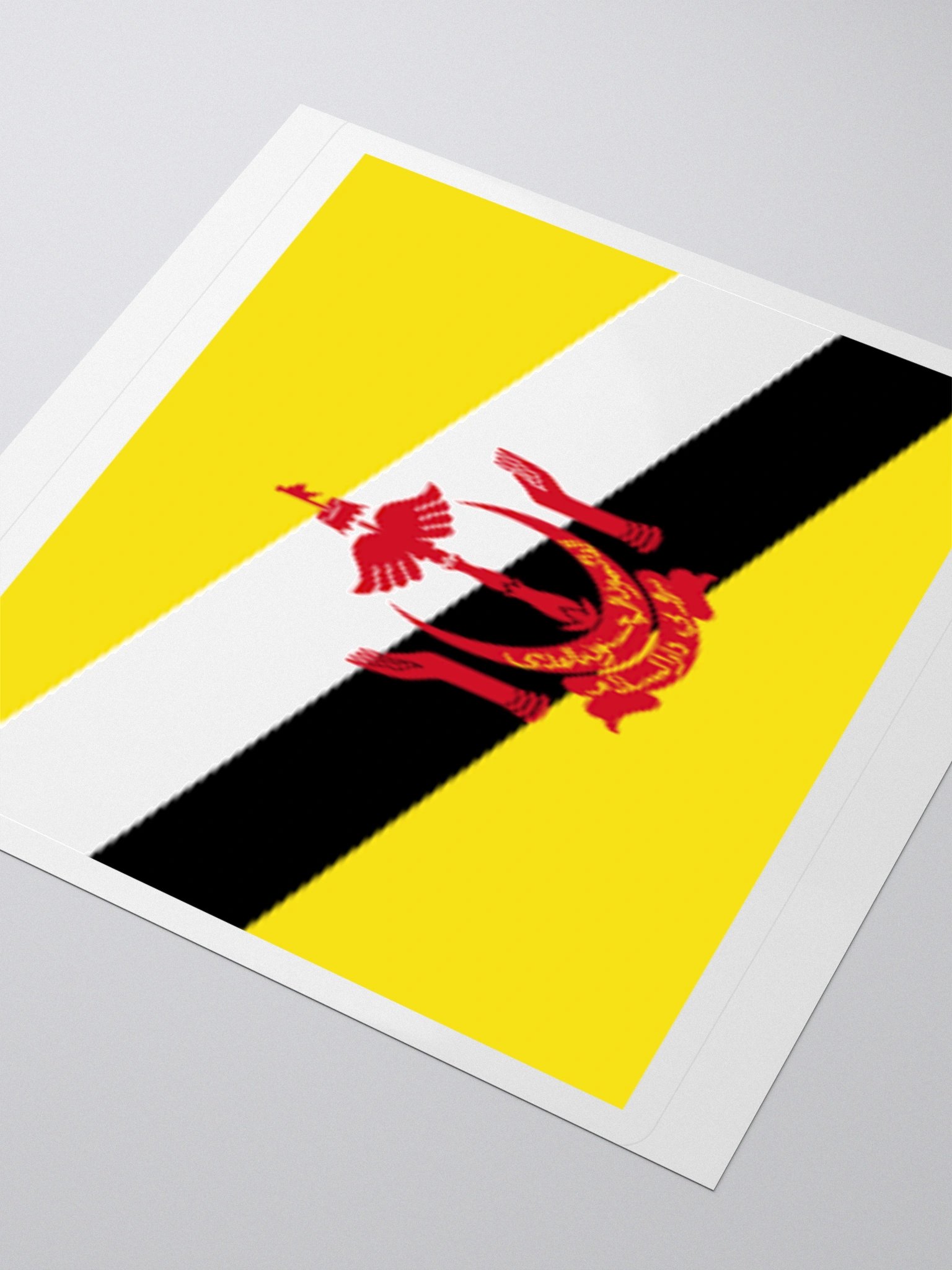 Exclusive Brunei Flag Kiss-Cut Stickers - High-Quality Vinyl, Multiple Sizes product image (7)