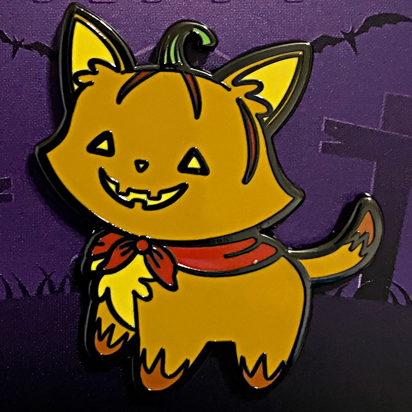 Pumpkin Cat Pin product image (1)