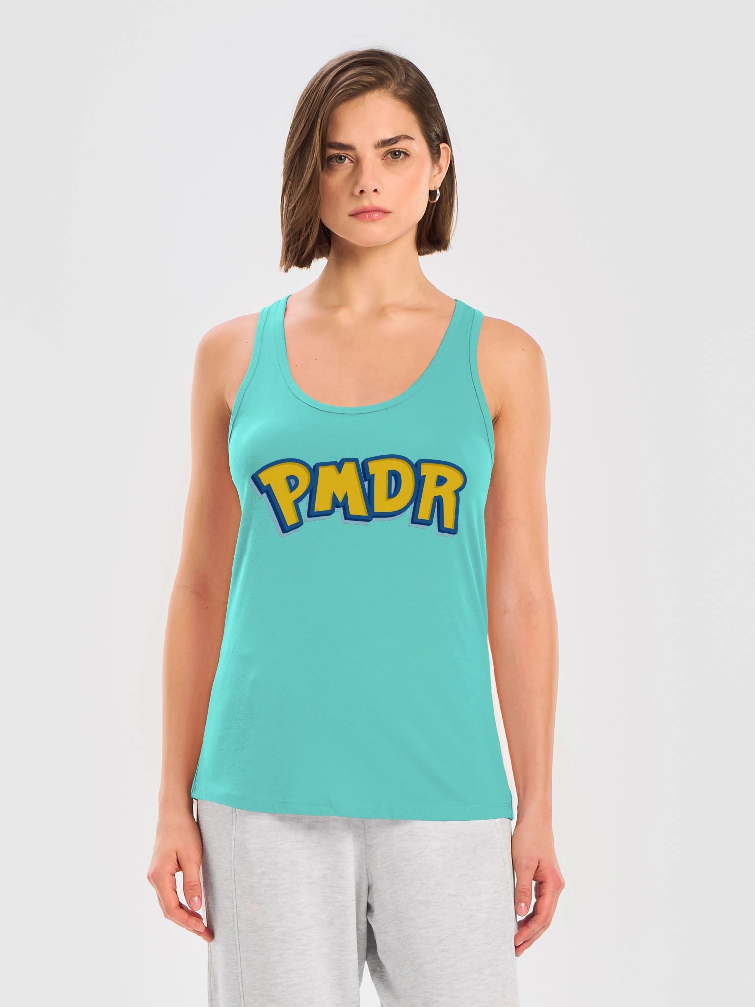 PMDR Ladies - Yellow Logo Tank Top product image (3)