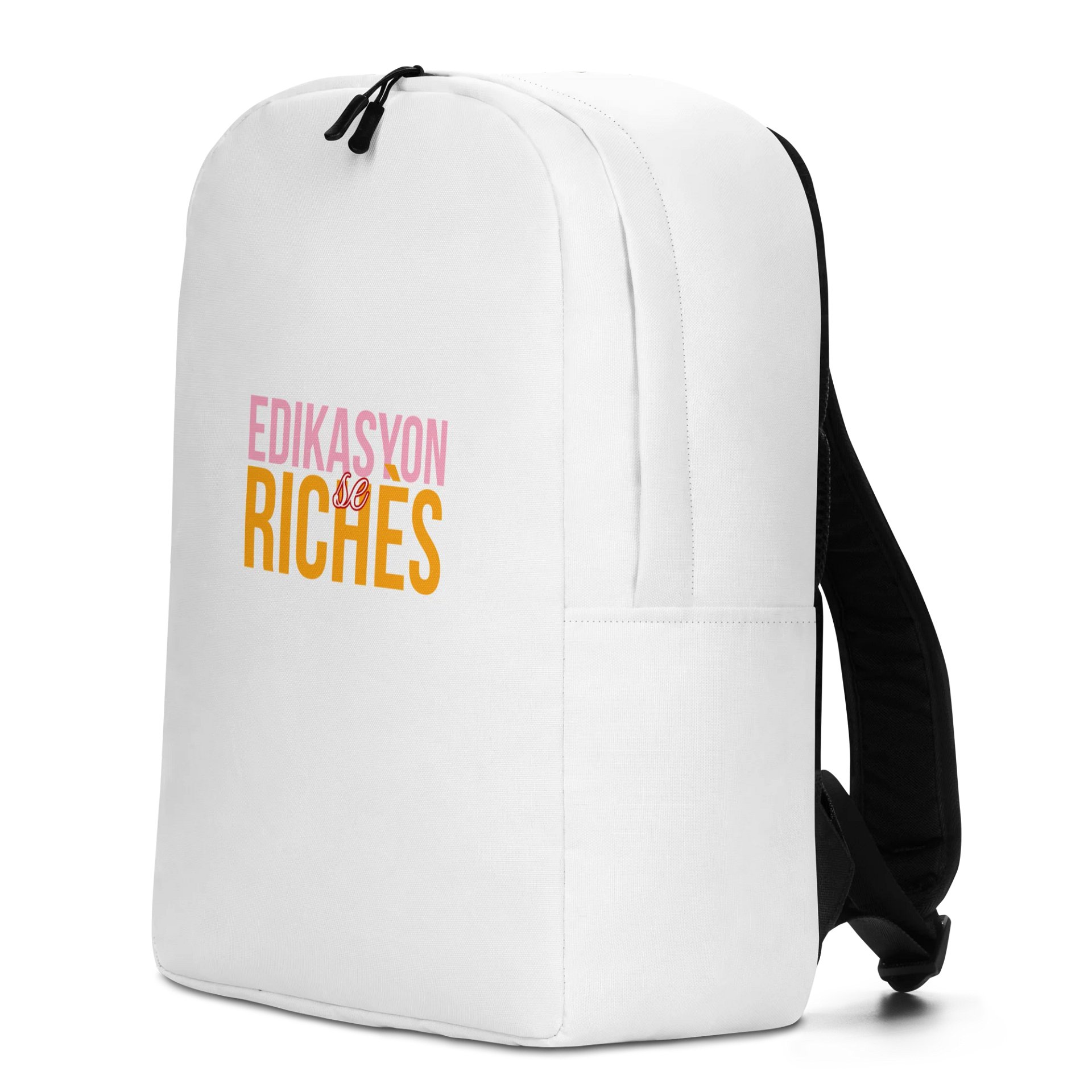 Edikasyon se Richès Minimalist Backpack – Carry Knowledge. Represent Purpose. product image (2)
