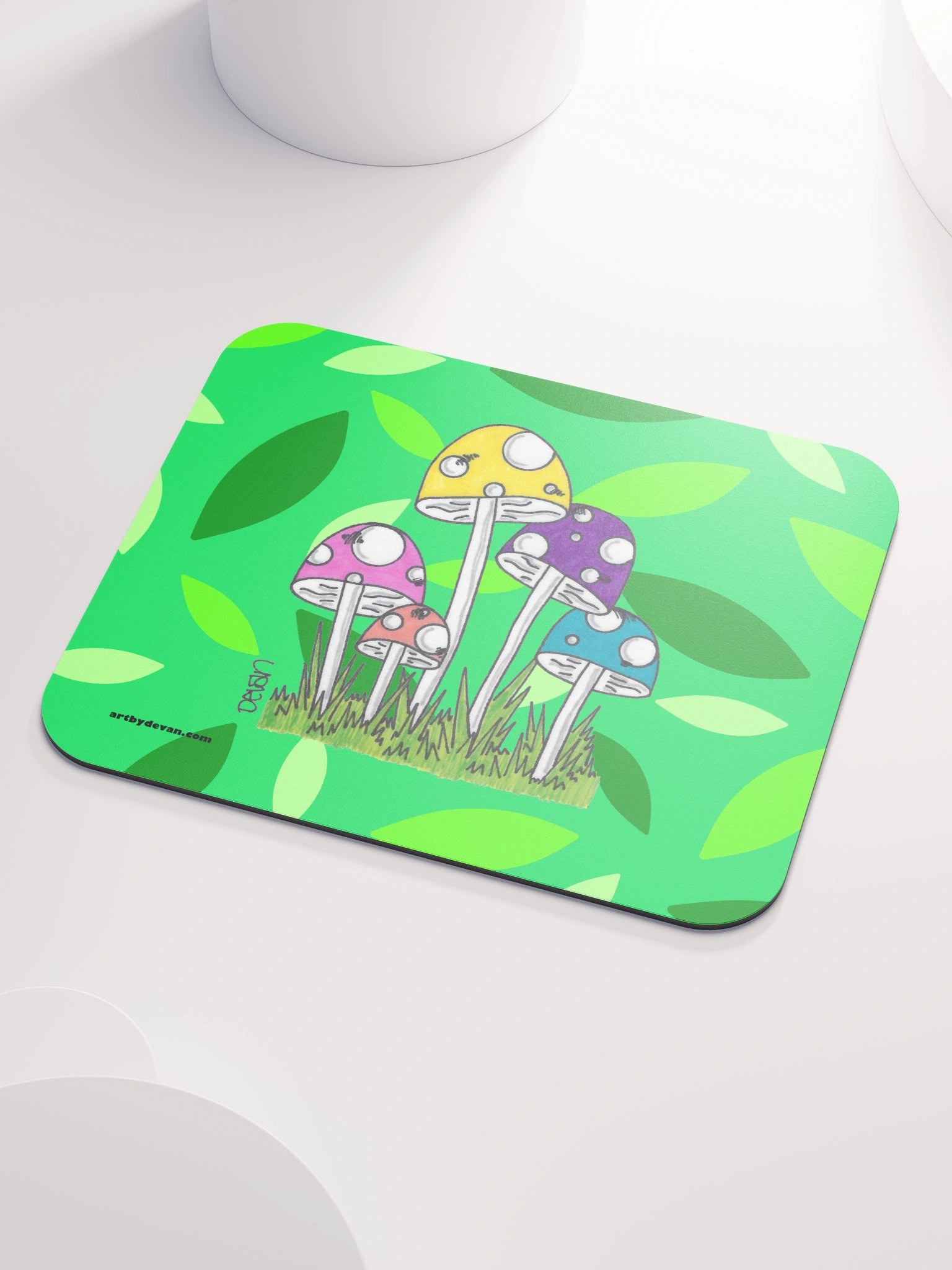 Rainbow Mushrooms Mousepad product image (3)