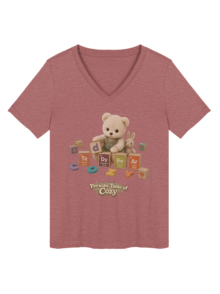 Periodic Table of Cozy™ Women’s Relaxed V-Neck T-Shirt product image (1)