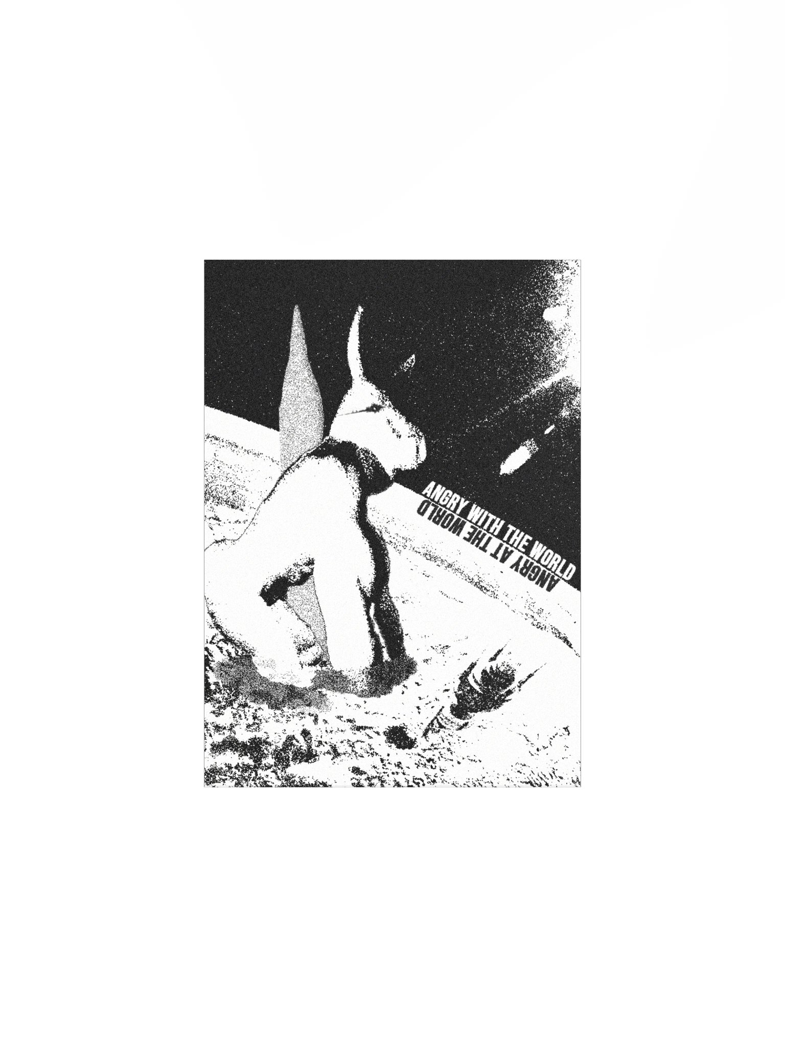 ANGER IS ALL - b&w poster product image (1)