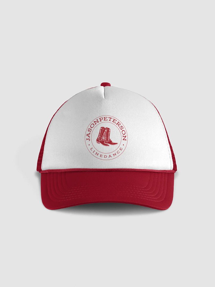 JPLinedance Red & White Classic Logo Ballcap product image (1)