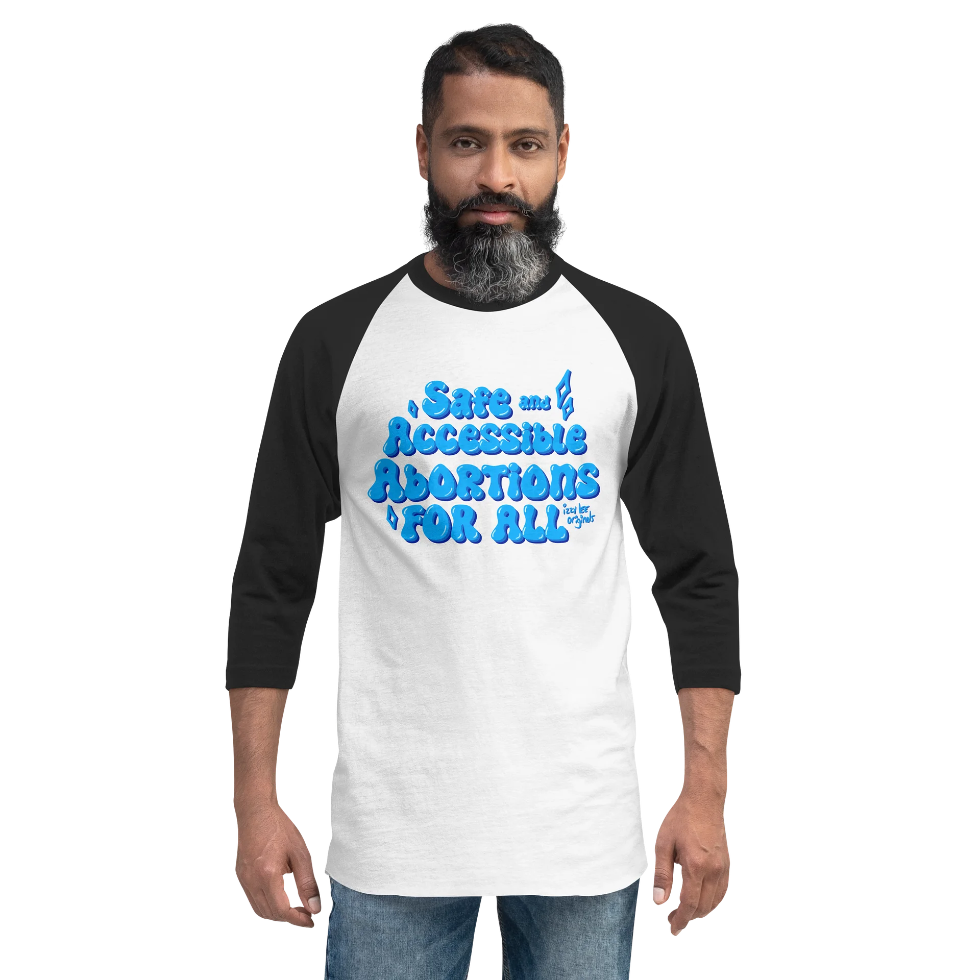 Safe and Accessible Blue 3/4 Tee product image (2)