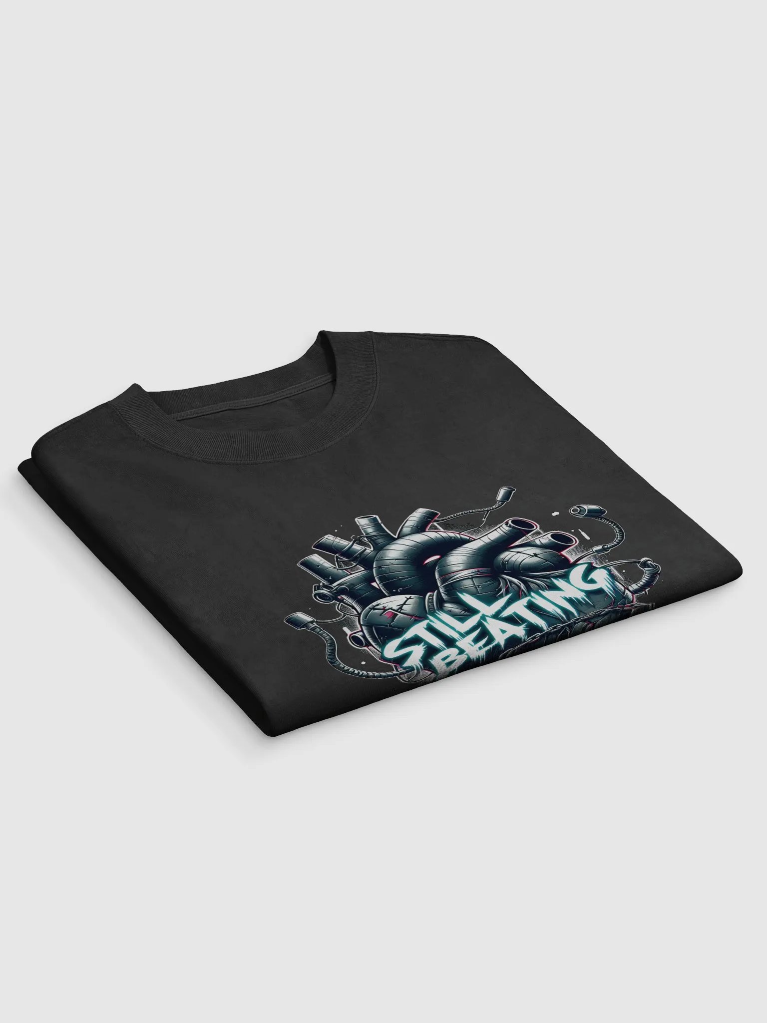 Still Beating Mechanical Heart Oversized Tee product image (9)