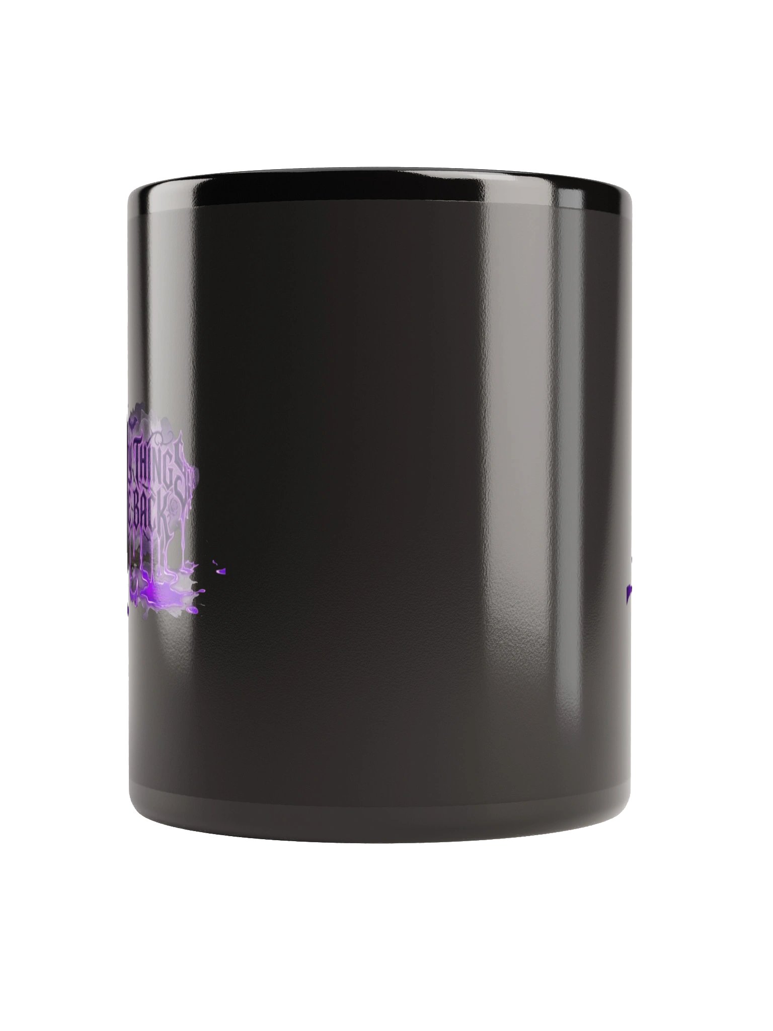 Pretty Things Bite Back — Gothic Black Glossy Mug product image (4)
