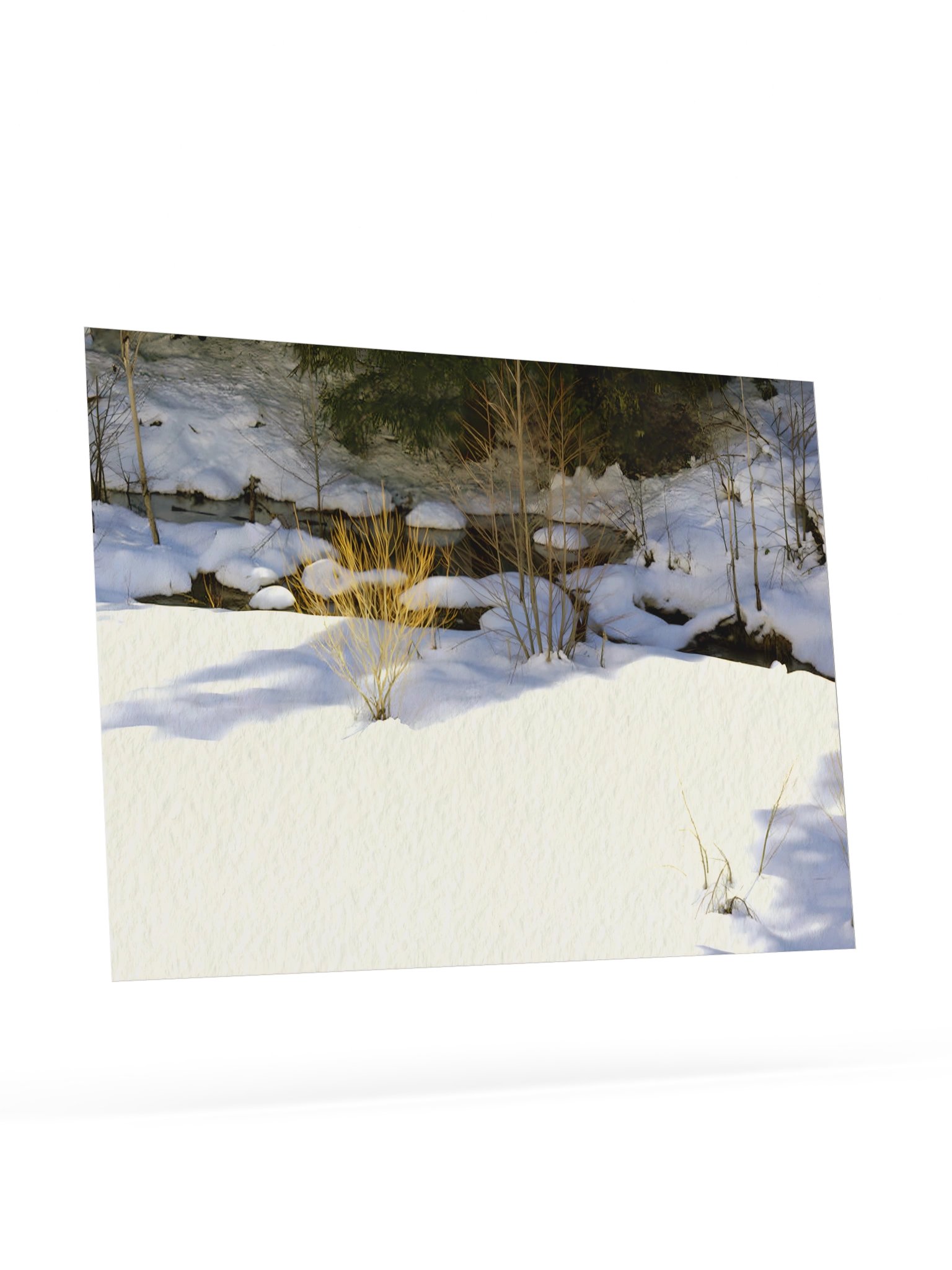 Winter Stream Snowscape Poster product image (74)