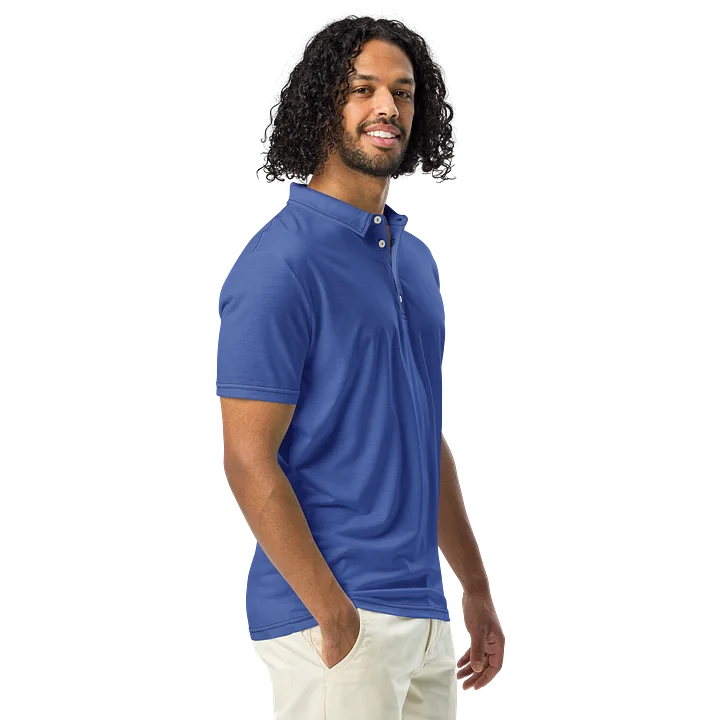 Classic Blue Slim Fit Polo Shirt product image (1)