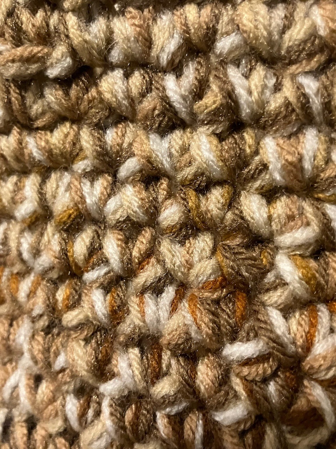 Golden Harvest - One-of-a-Kind Designer Crochet Basket product image (5)