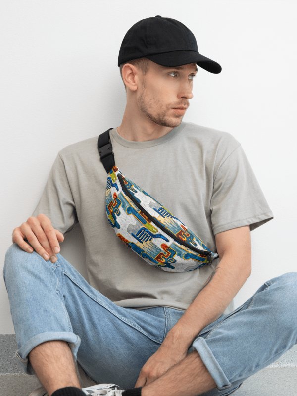 Combing the Clouds painted Small Crossbody bag product image (1)