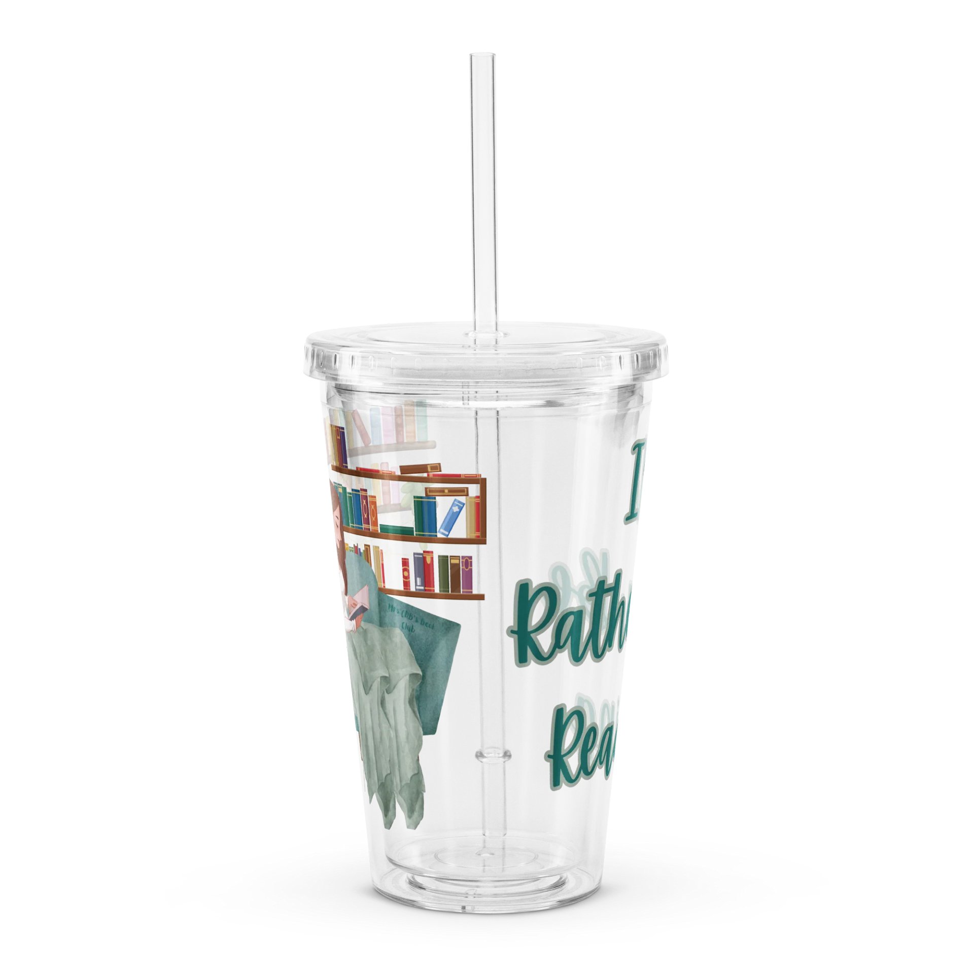 I'd Rather Be Reading – Acrylic Tumbler product image (3)