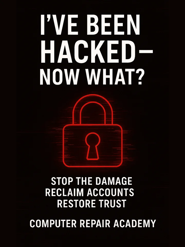 I've been HACKED - Now What? Ebook product image (1)