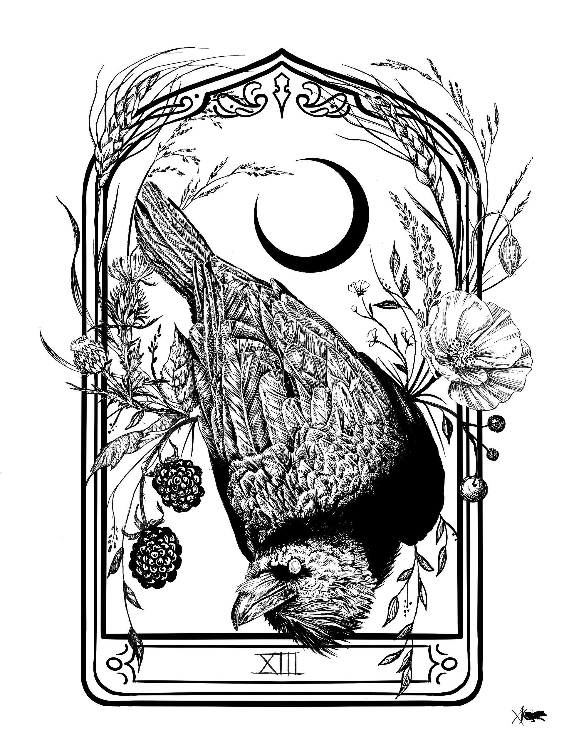Mystic Raven Print product image (1)