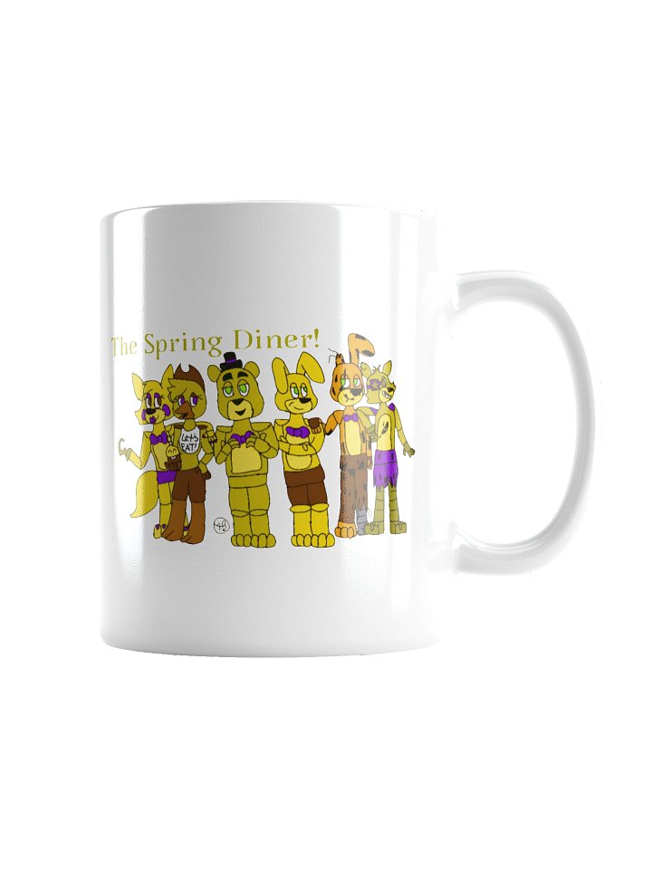 Spring Diner Friends Cartoon Mug product image (2)