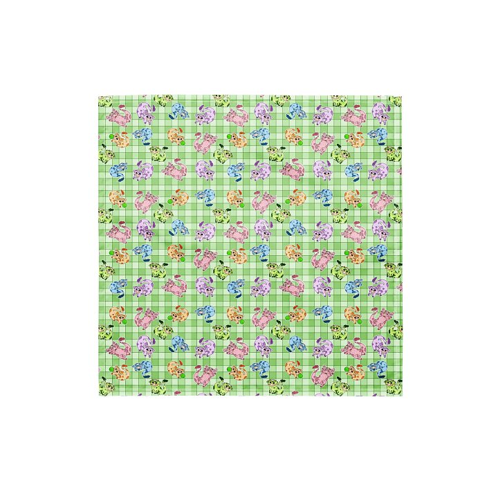 Green "Buds Everywhere!" Bandana product image (1)