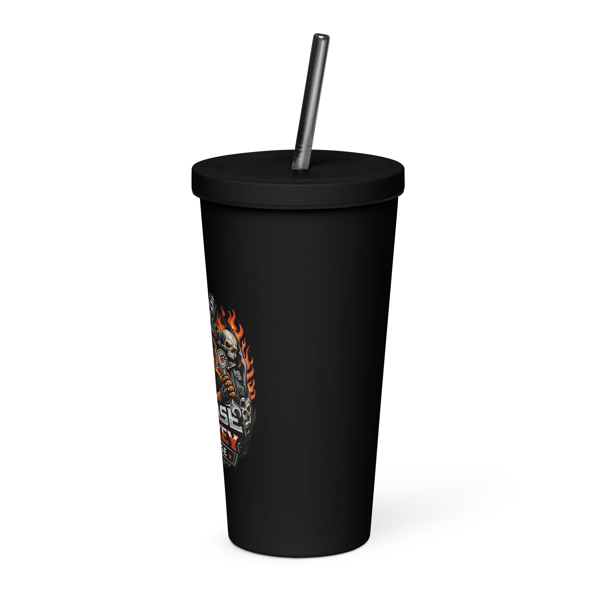 Grease Monkey Tumbler W/straw product image (7)