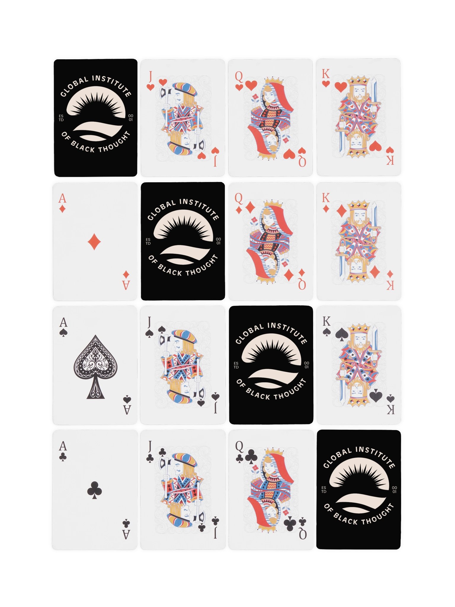 Global Institute of Black Thought | Playing Cards | Originology | Black History X product image (5)