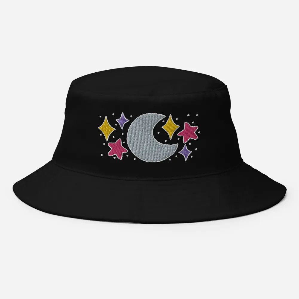 Celestial Bucket Hat with Puff Embroidery product image (10)