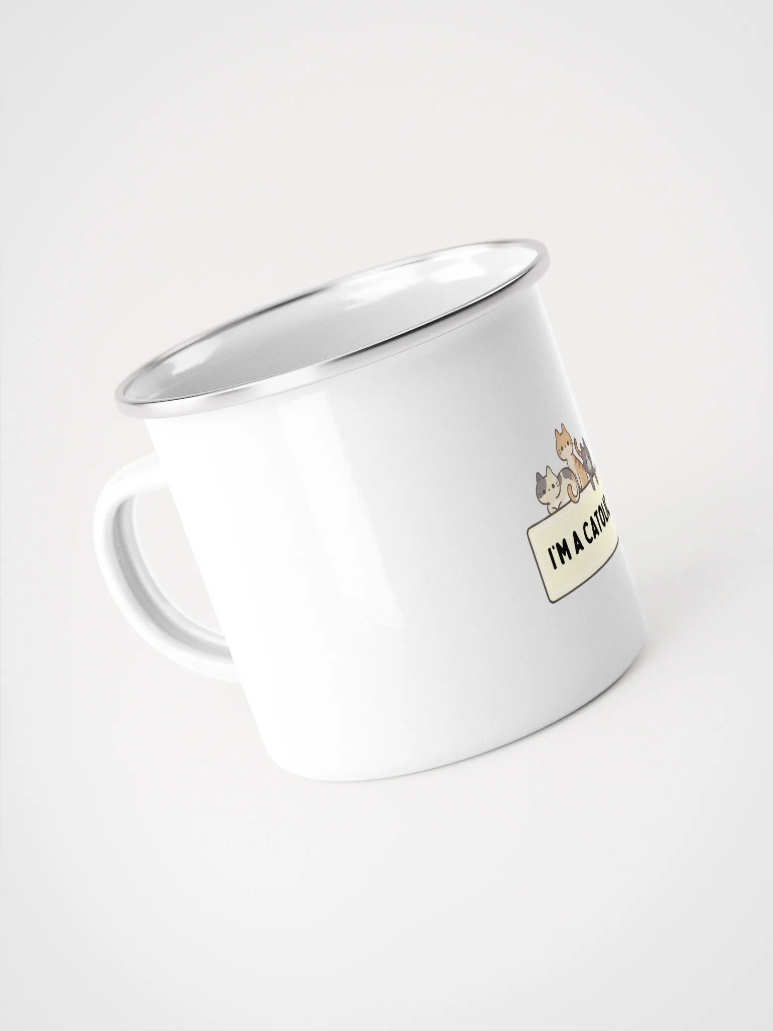 Catolic Adventures Enamel Mug product image (4)