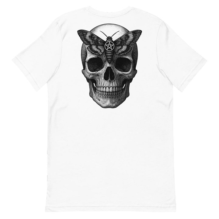 Skull Moth Tee (White) product image (2)