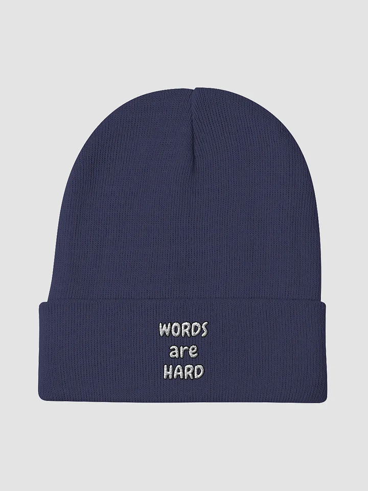 Words are Hard Beanie product image (1)