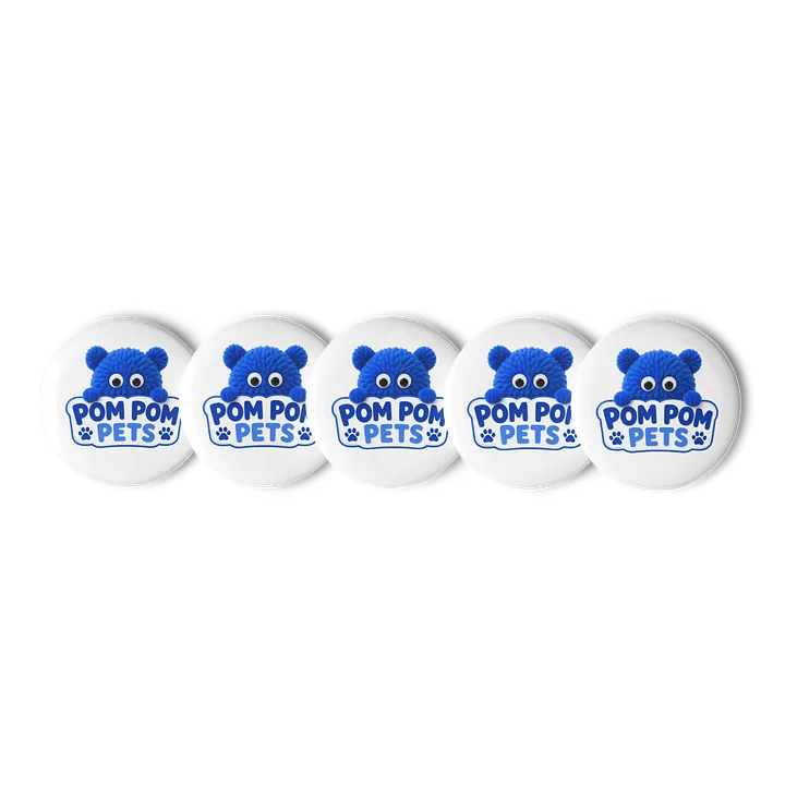 Pom Pom Pets - Set of 5 Buttons product image (1)