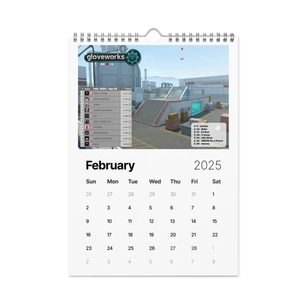 gloveworks calendar 2025 product image (5)