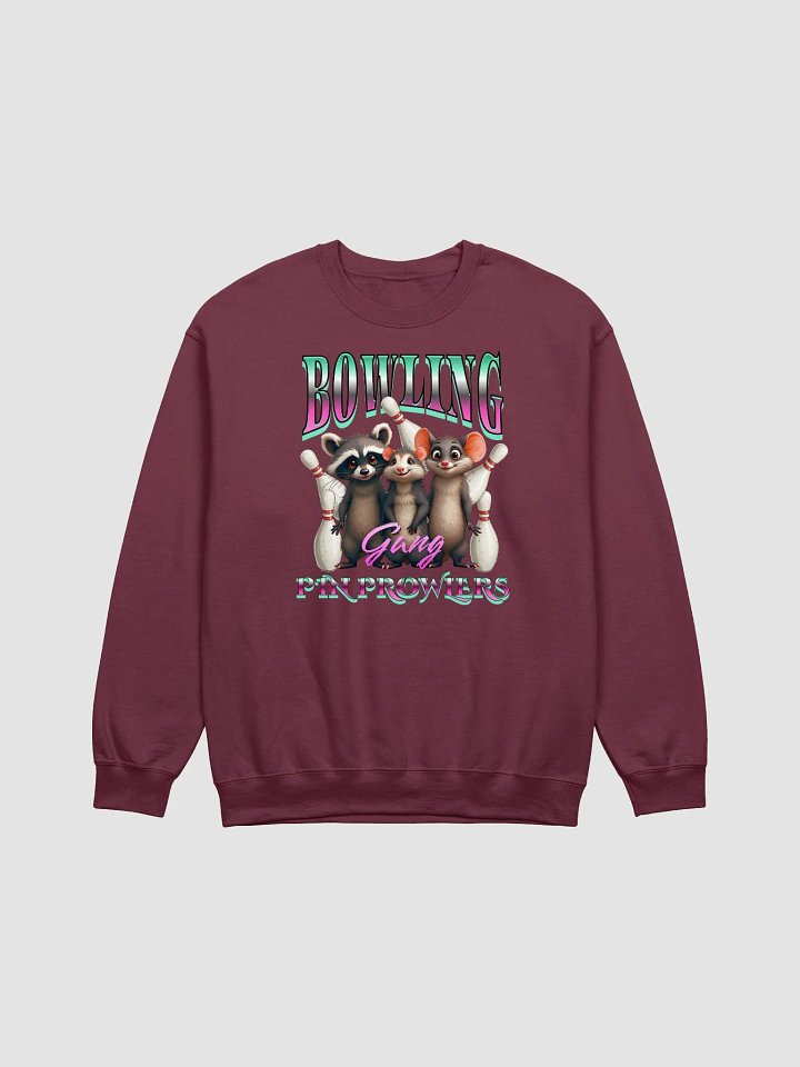 Bowling Gang Pin Prowlers Raccoon Air-Spun Classic Crewneck Sweatshirt product image (9)