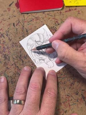 Drawing a Cheshire Cat. Let’s roll the dice and draw!