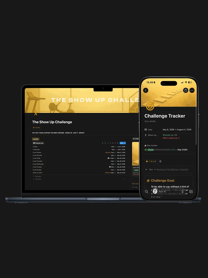 The Show Up Challenge (no card required) product image (2)