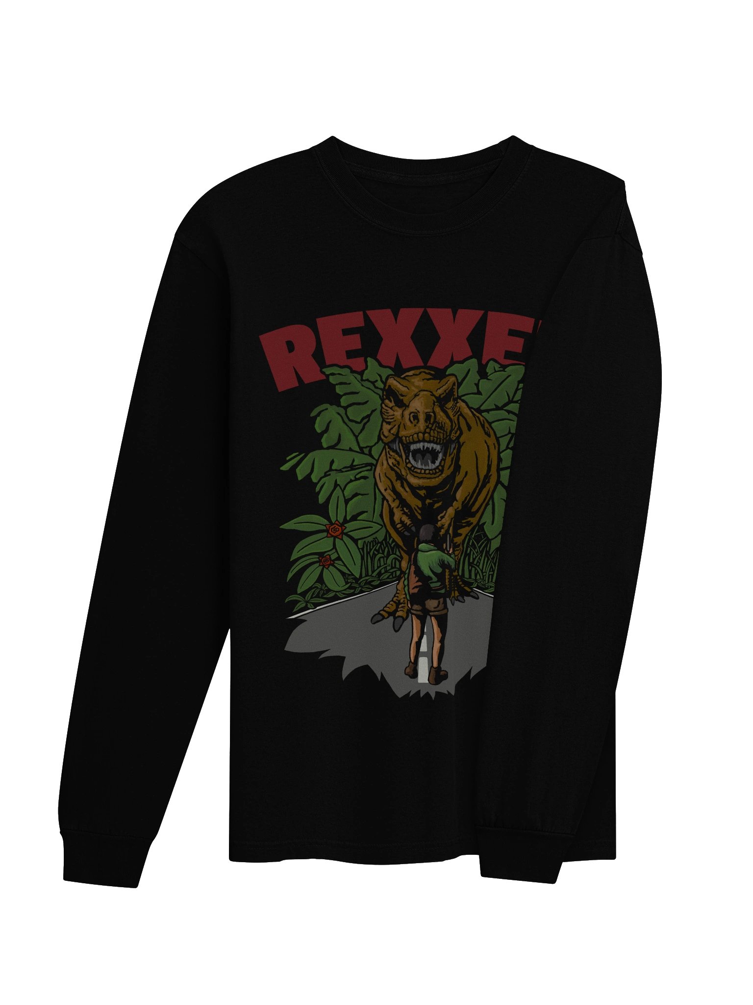 REXXED T-Rex Dino Long Sleeve Shirt! product image (4)