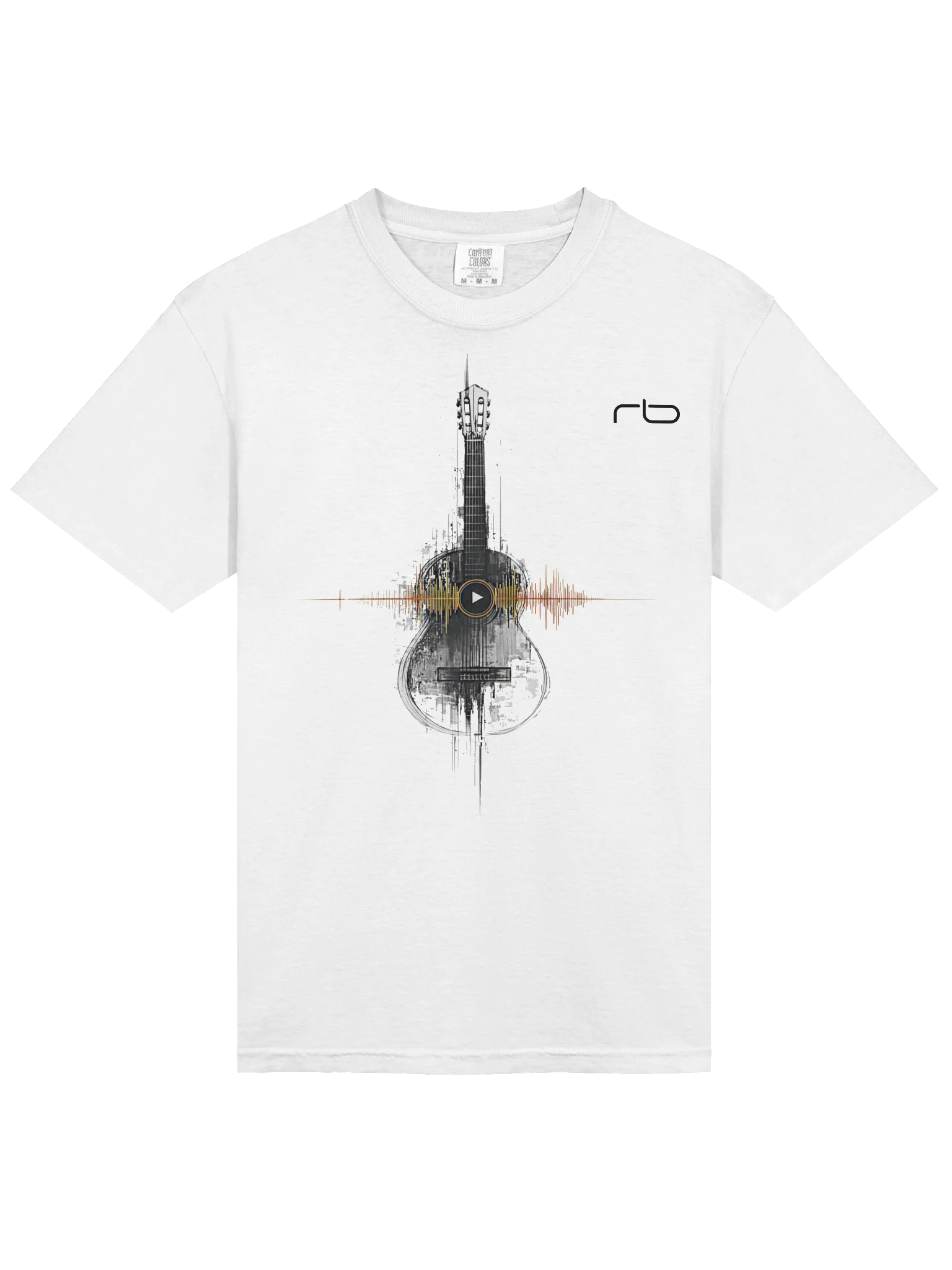Soundwave Acoustic Guitar T-Shirt product image (3)