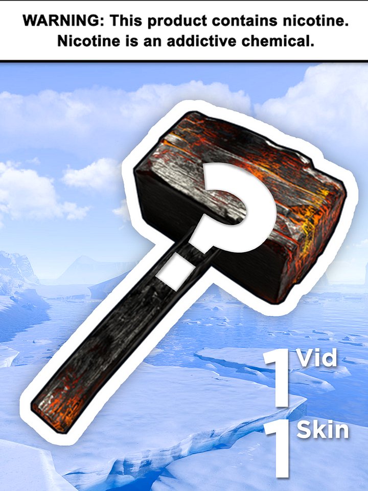 Mystery Pack | 1 Rust Hammer Skin + 1 Random Private Build product image (1)