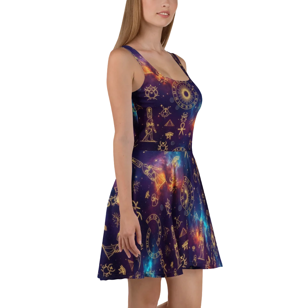 Egyptian Hieroglyph Skater Dress product image (3)