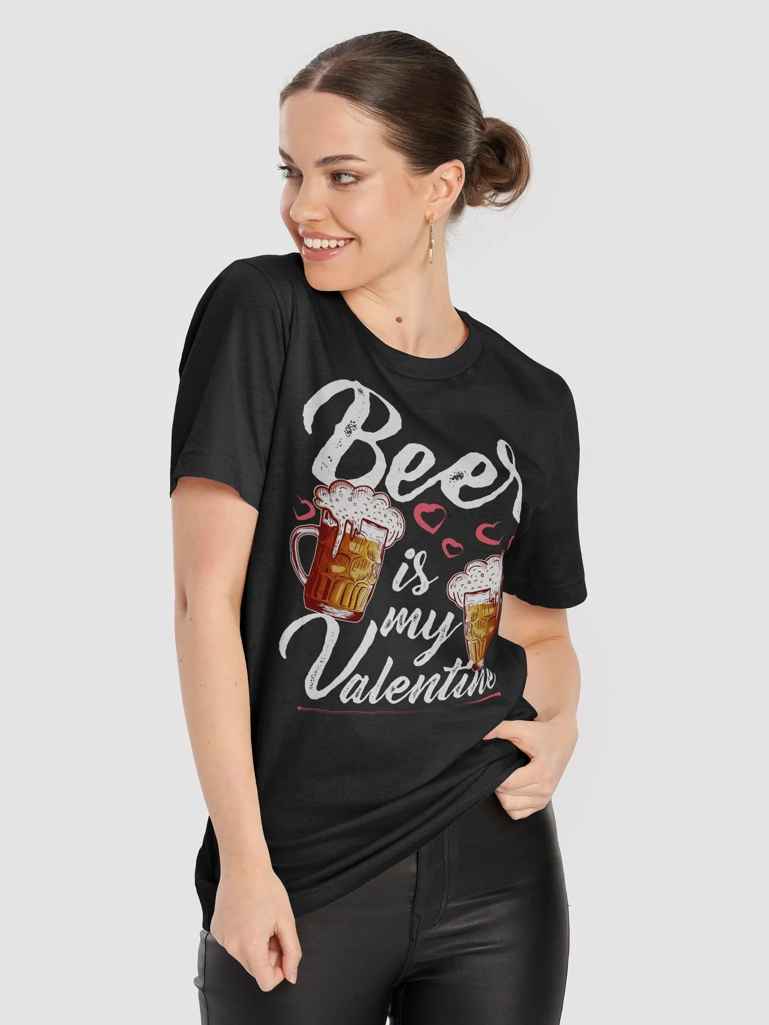 Beer Is My Valentine - Funny drinking Valentine´s shirt product image (8)