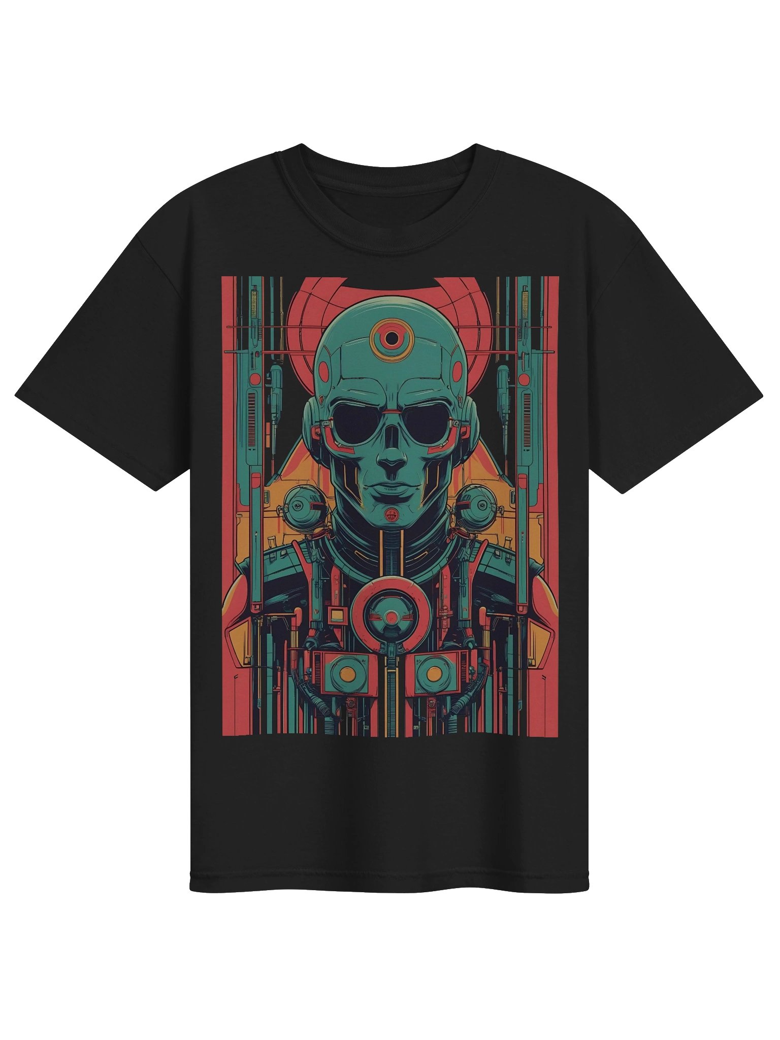 Retro Cyborg Prophet Heavyweight T-Shirt product image (1)